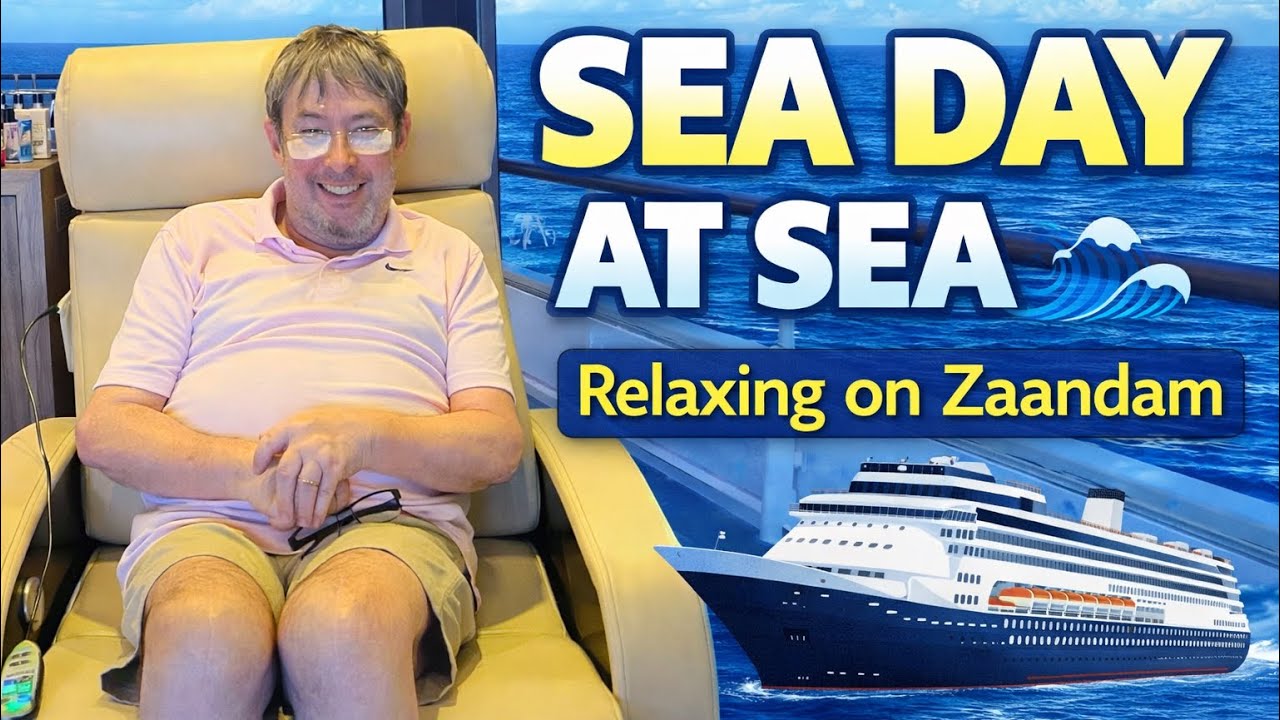 Perfect Sea Day on Holland America Zaandam 🌊 Relaxing, Food & Ocean Views