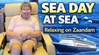 Perfect Sea Day on Holland America Zaandam 🌊 Relaxing, Food &amp; Ocean Views