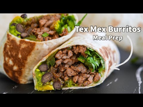 This Tex Mex Burrito Meal Prep Recipe Only Takes 30 Minutes To Make