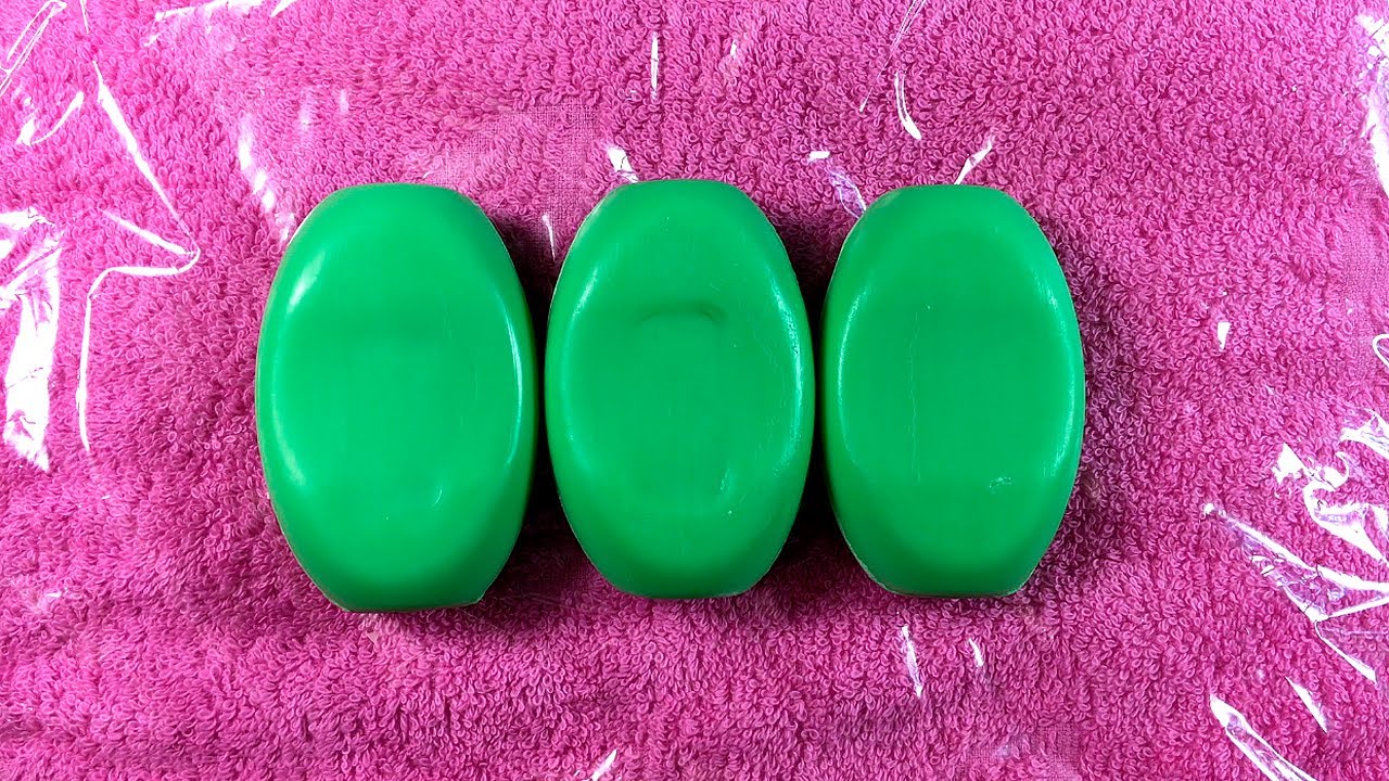 Dry Soap Cutting, ASMR Braing Massage, Crinkle Bag v8