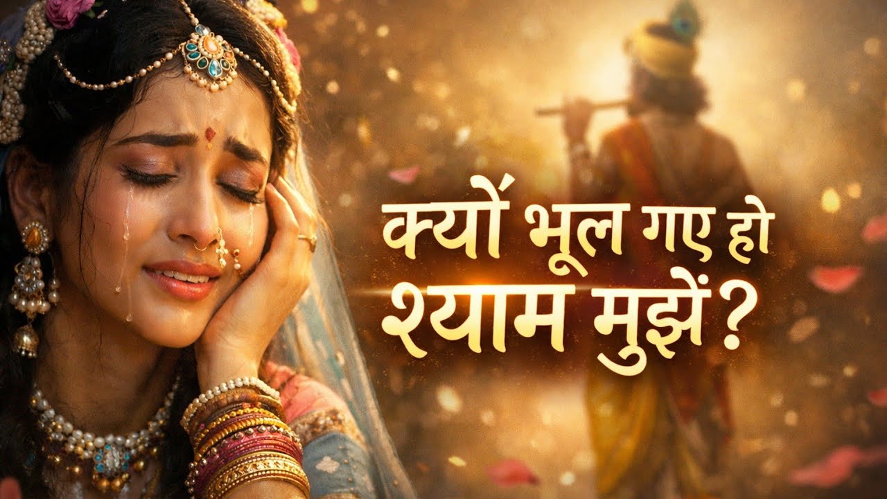 क्यों भूल गए हो श्याम मुझे | Radha Crying Bhajan | Emotional Krishna Song