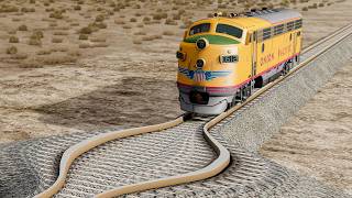 Trains vs Impossible Crossing Tracks | Cars vs Trains - BeamNG.Drive Flatbed Crashes screenshot 1
