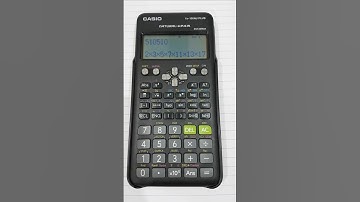 How to express number as product of prime factors using FACT function on Casio fx-100AU calculator