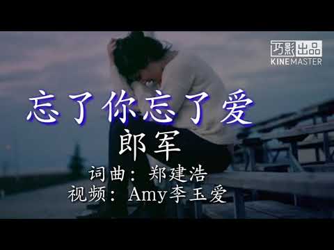 《忘了你忘了爱》郎军 歌词版MV