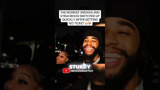 The Moment Smokes And Stina Mood Switched Up Quickly After Getting No Ticket