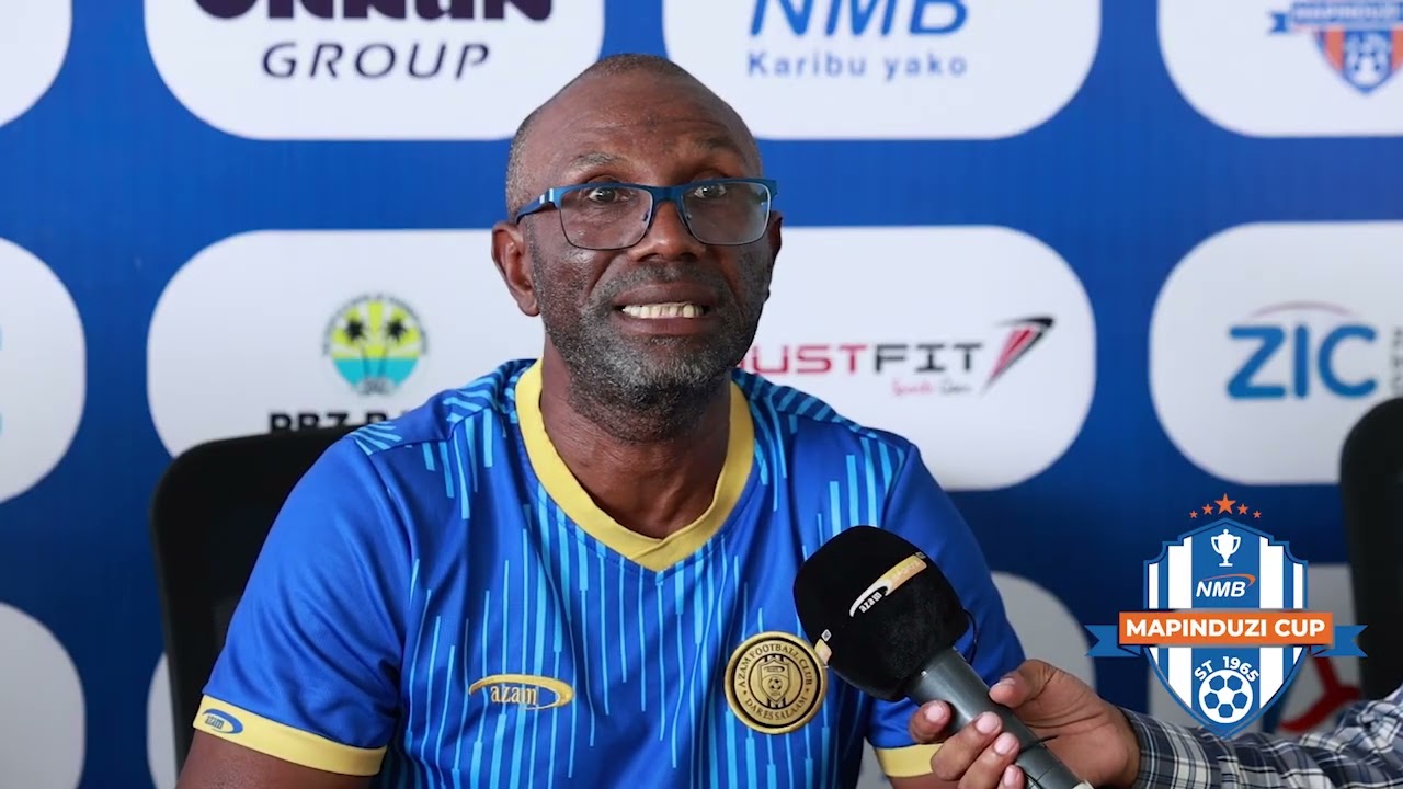 NMB MAPINDUZI CUP: Alicĥozungumza kocha wa Azam FC kuhusu Yanga kuelekea fainali