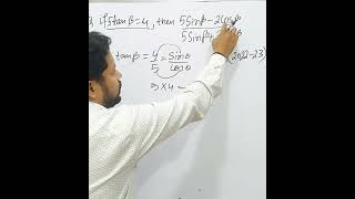If 5Tan Beta4 Then Find 5Sinbeta-2Cosbeta5Sinbeta2Cosbeta