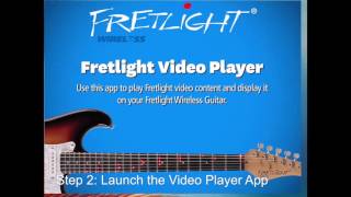 How to Pair your Fretlight Wireless FG-600 Guitar to the Fretlight Video Player App (iOS) screenshot 4