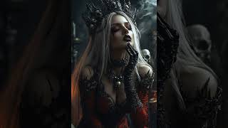 Queen of darkness #ai #necklace #beauty #fantastic #darkness #subscribe #youtube #yapayzeka #queen