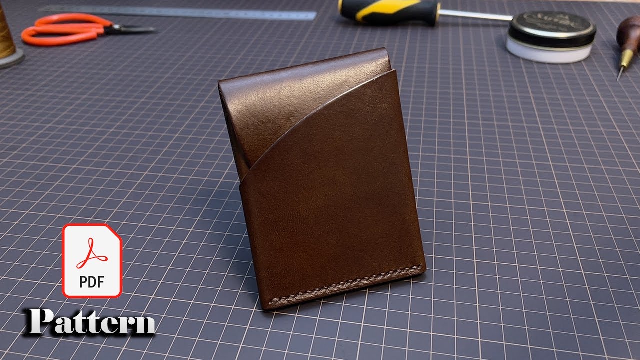 An unusual refined mini-wallet. DIY manufacturing process.
