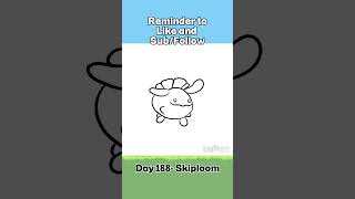 Green | Day 188- Skiploom #pokemon #art #speedpaint #pokemoncommunity #skiploom