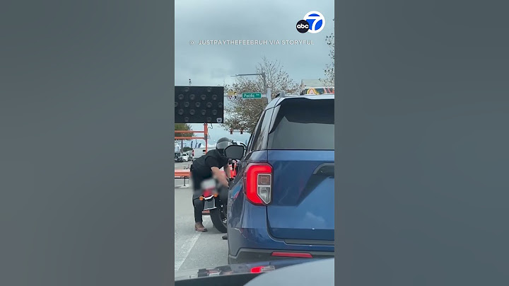 Driver pulls out gun during shocking road-rage incident