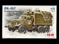 Russian Command Vehicle Zil-157 ICM 1:72 scale : Review
