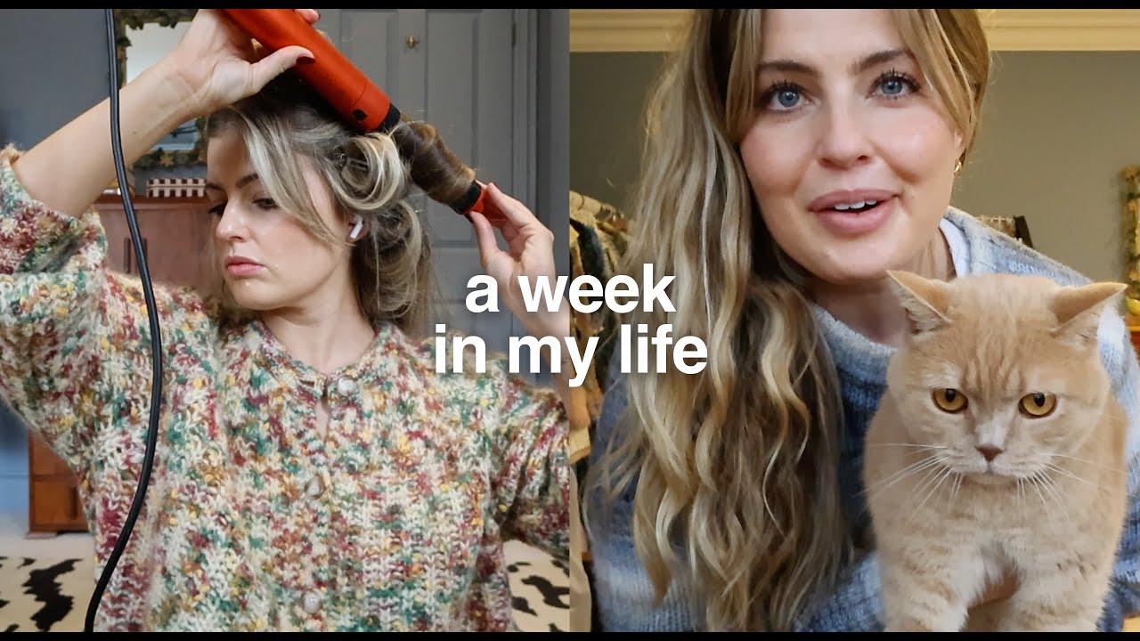 He’s back!!! JLaw hair and everyday mum outfits vs. a full Dyson airwrap and Christmas party outfits