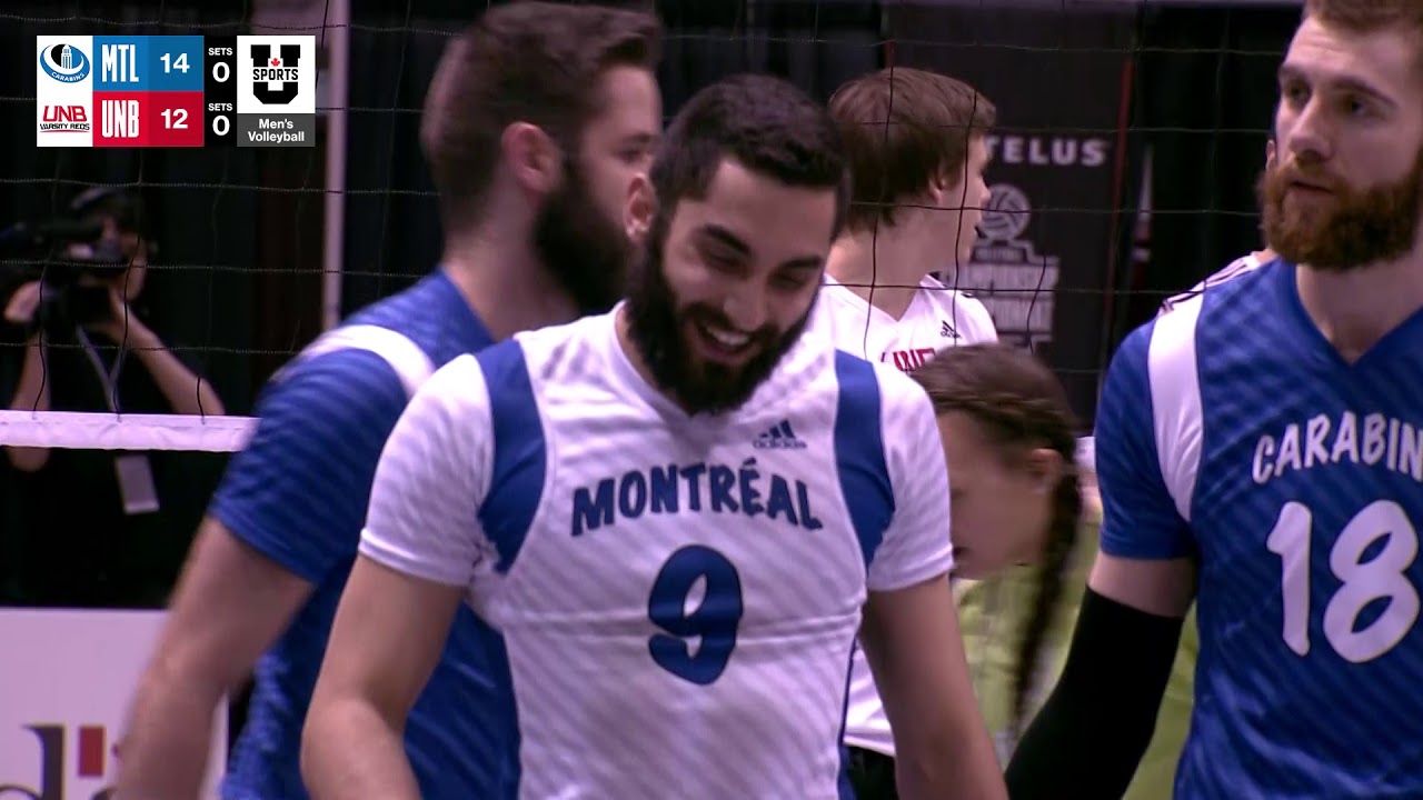 USports Men's Volleyball Championship 2018 Game 9 UNB vs Montreal