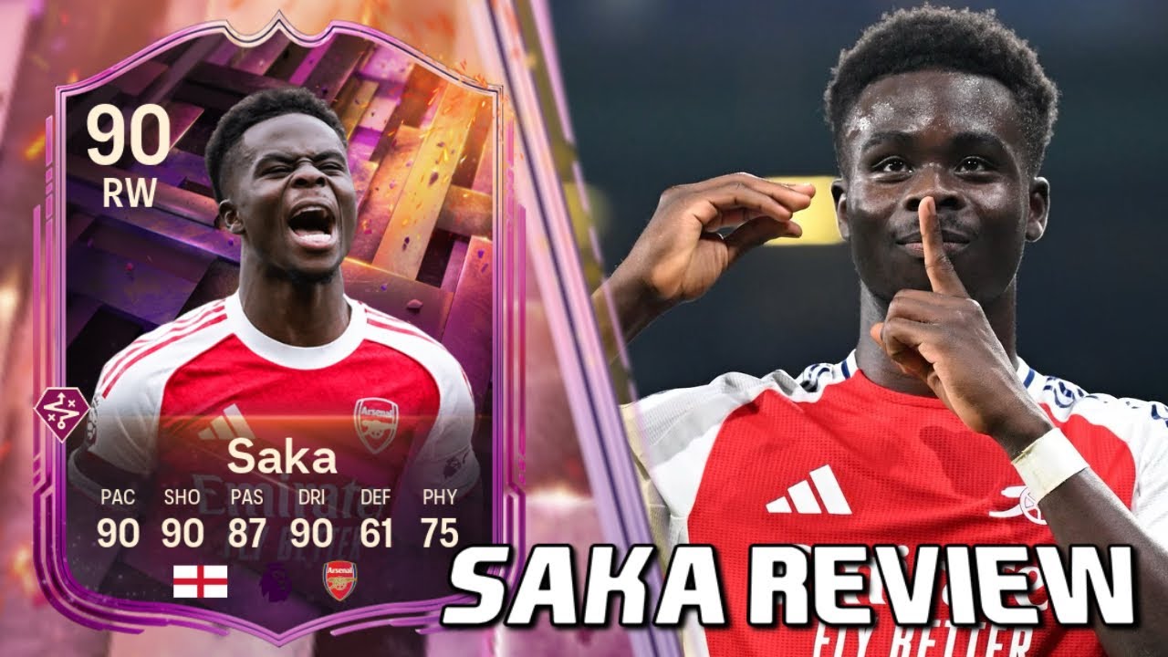 FC 26 | 90 SAKA UNBREAKABLES PLAYER REVIEW | STARBOY IS ONE OF THE BEST 🔥