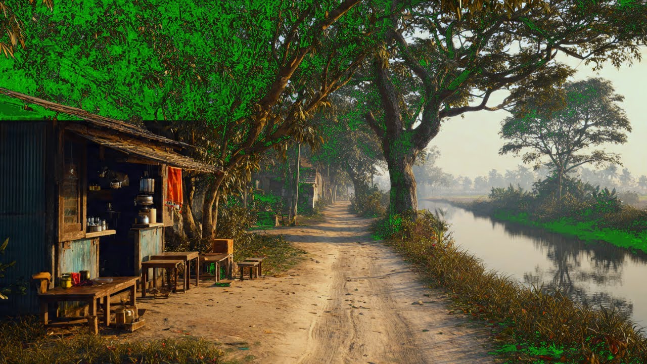 পদ্মা পাড়ের গ্রাম | Padma River Side Village | Map View Village Life