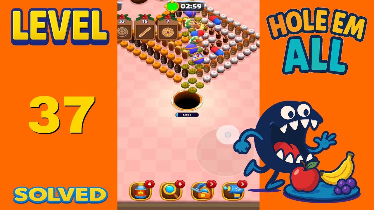 Hole Em All – Level 37 | Fast & Clean Solution