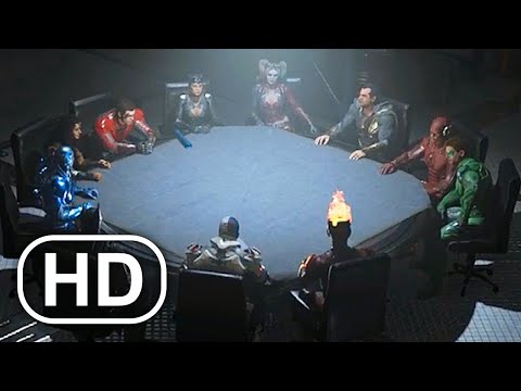 JUSTICE LEAGUE Reunites To Stop Brainiac Invasion Scene 4K ULTRA HD - Injustice 2 Cinematic