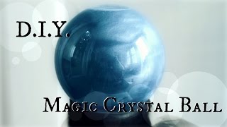 How to make a Fortune Teller's Crystal Ball // DIY Halloween Prop // The Magic Crafter