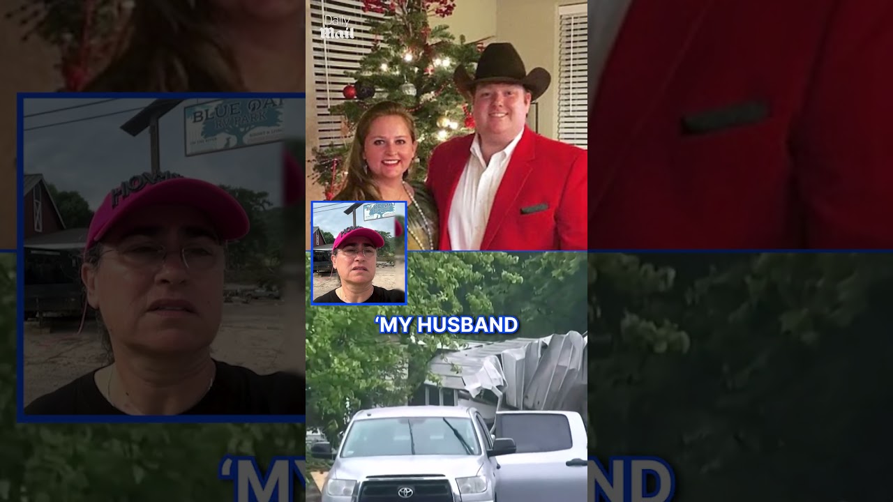 Father swept away in Texas flood after refusing to let go of his babies