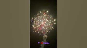 💥New For 2025💥 7” ❌ Canister Shells🔥 x2 #fireworksvideo #pyrotechnica #fireworksdisplay #pyro
