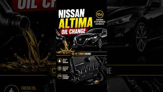 ⚠️ Nissan Altima Owners Must Watch🔧 #OilChange #CarService #MechanicLife #shorts