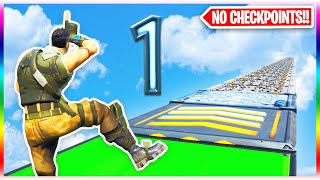 This DEATHRUN Has NO CHECKPOINTS!! *RAGE* (Fortnite Creative Mode)