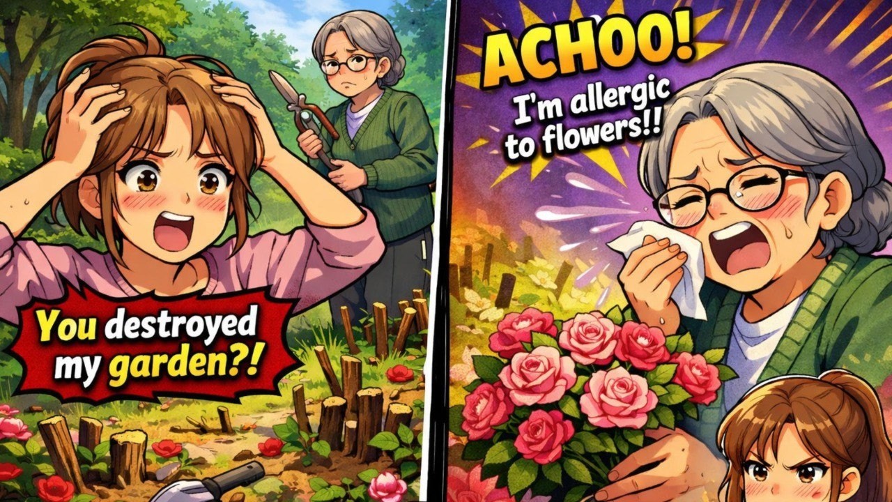 Моя свекровь срезала мой розарий, потому что у нее аллергия на цветы!