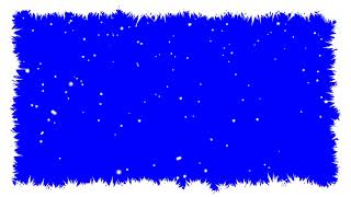 Blue Screen Snow Falling Frame - Хромакей Снег Падает Рамка