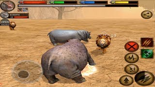 🦛Hippo VS 🦁Lions, Hyenas And More, Ultimate Savanna Simulator screenshot 5