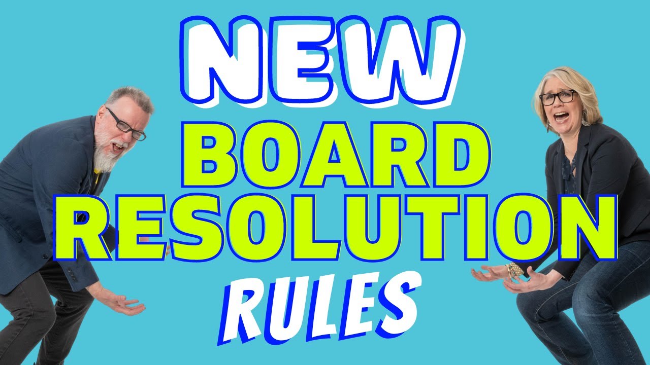 SBA Guidelines | Board Resolution Letter | No SBA Training - YouTube