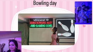 Meri ladayi hogayi 😭🤭 watch full video to know🥲♥️🫶🏻 #vlog #bff #friends #bowling #games