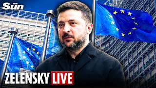 LIVE: Zelensky addresses EU leaders during crucial roundtable in Brussels