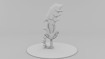 Autodesk Maya Sword 3d Model