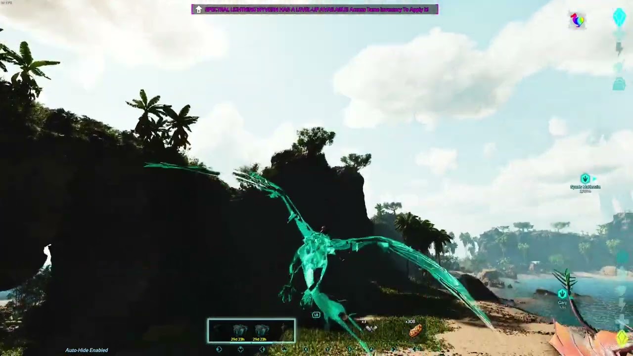 Ultra Rare Shiny Dino's in ASA!  Wyvren, Carno, Snail all with amazing looks!  Ultra Rare!