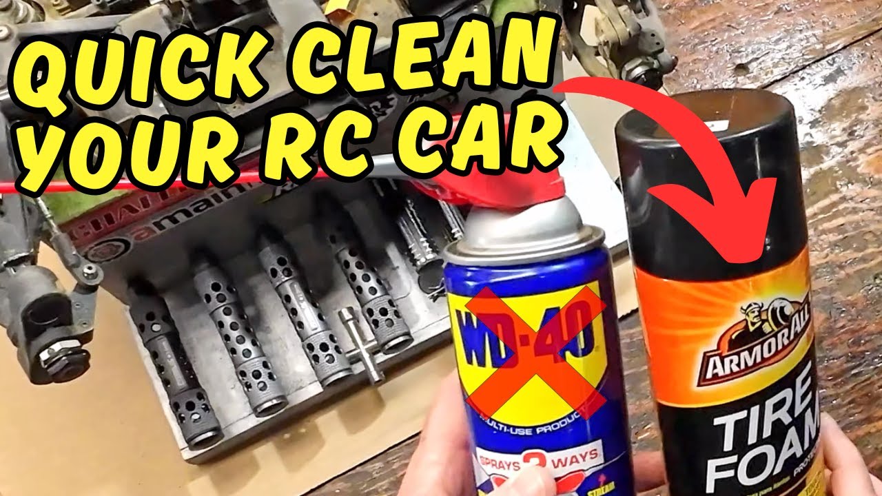 Быстрая чистка вашей радиоуправляемой машинки! 
