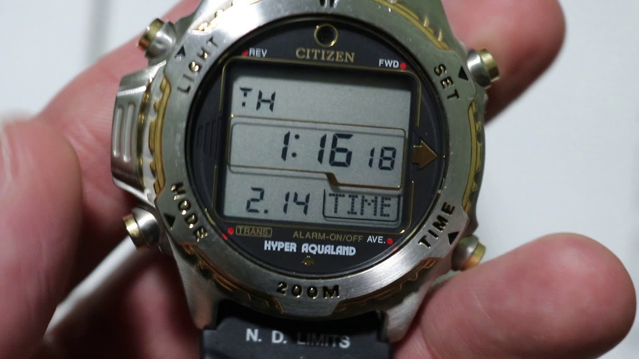 Citizen Promaster C900 Titanium Aquamount Diver 200M Digital