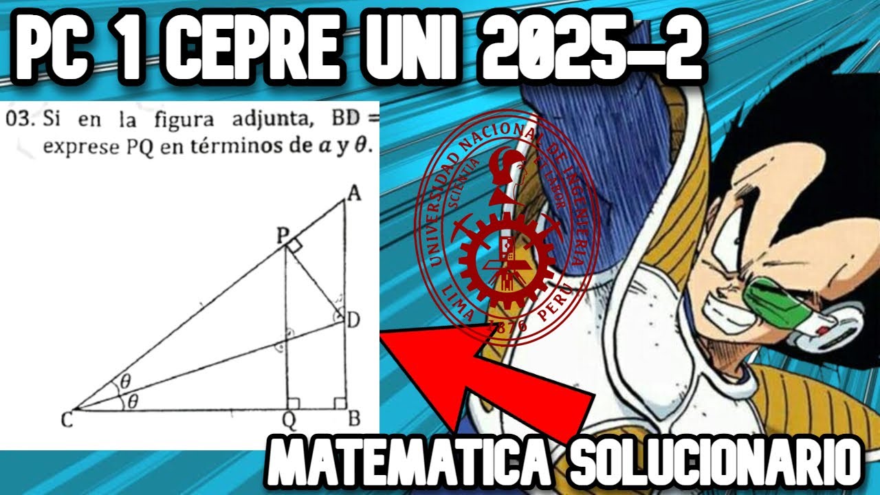 SOLUCIONARIO PC1 CEPRE UNI 2025-2| MATEMÁTICA