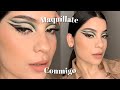 Maquíllate conmigo P. 3 - Makeup verde locochón 💚| @camilaaldanar