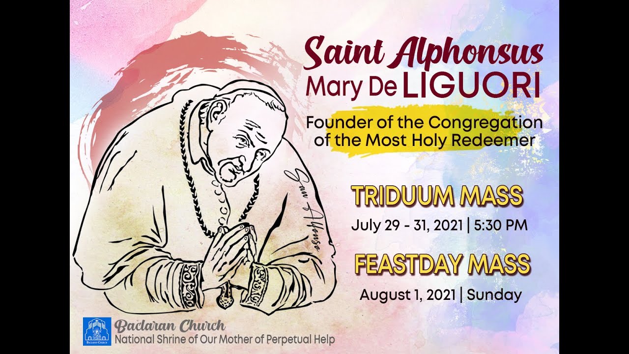 Baclaran Church Live Mass First Day of Triduum for the Feast of St