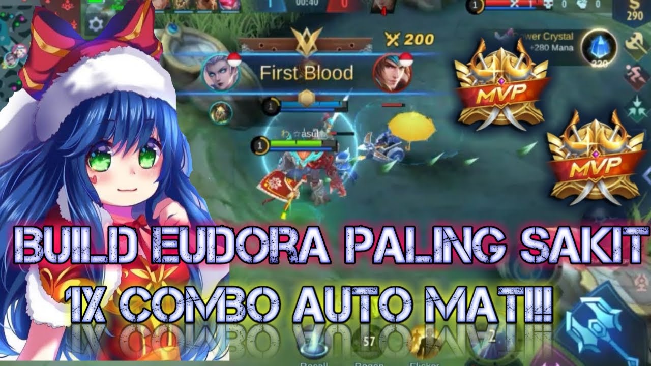 Build Eudora Paling Sakit 2021 | Top Global Eudora - Gameplay | MOBILE LEGENDS