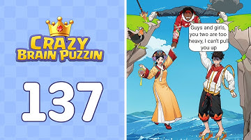 Crazy Brain Puzzle Level 137 Speedy Saves All