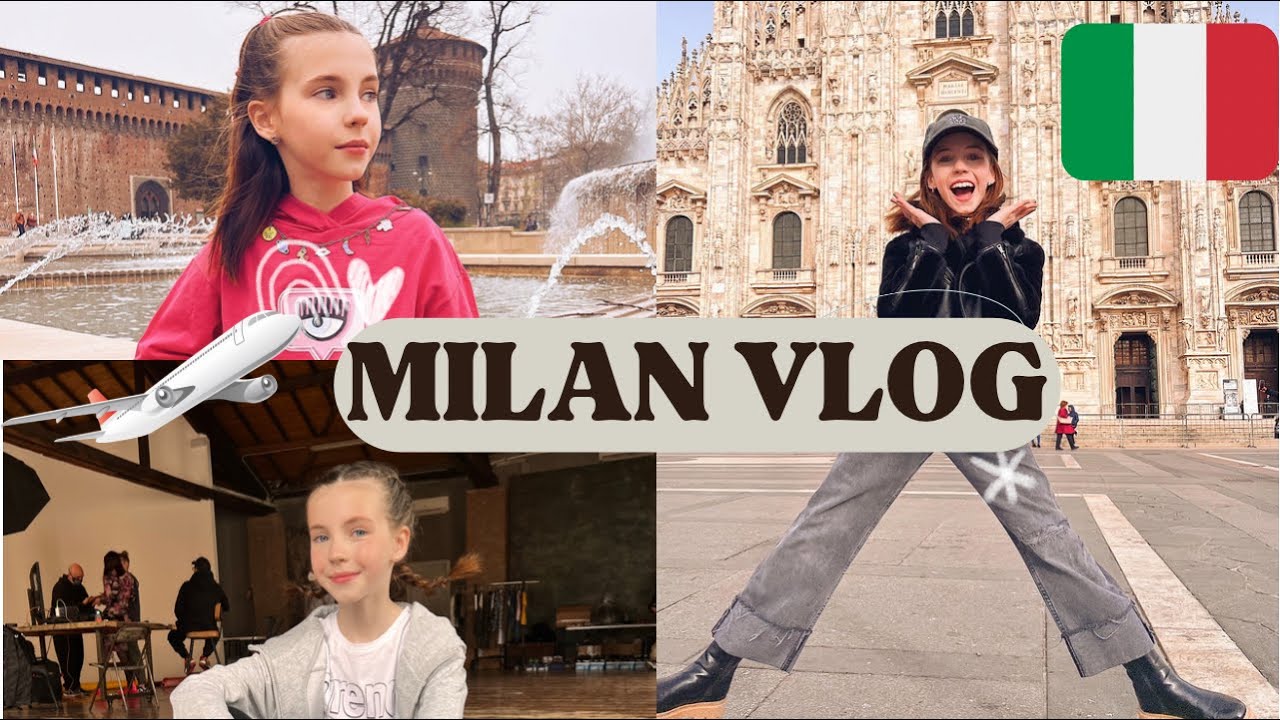 MILAN VLOG ✈️ 🇮🇹 Visiting the city and brand photoshoot 📸