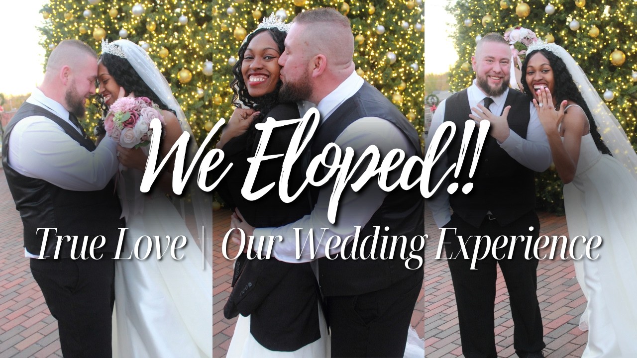 WE ELOPED!!! | Our Wedding Experience + Wedding Photoshoot | Vlog