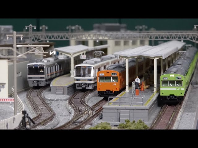 TOMIX 103系で大和路線を再現してNゲージレイアウトで楽しむ！N scale