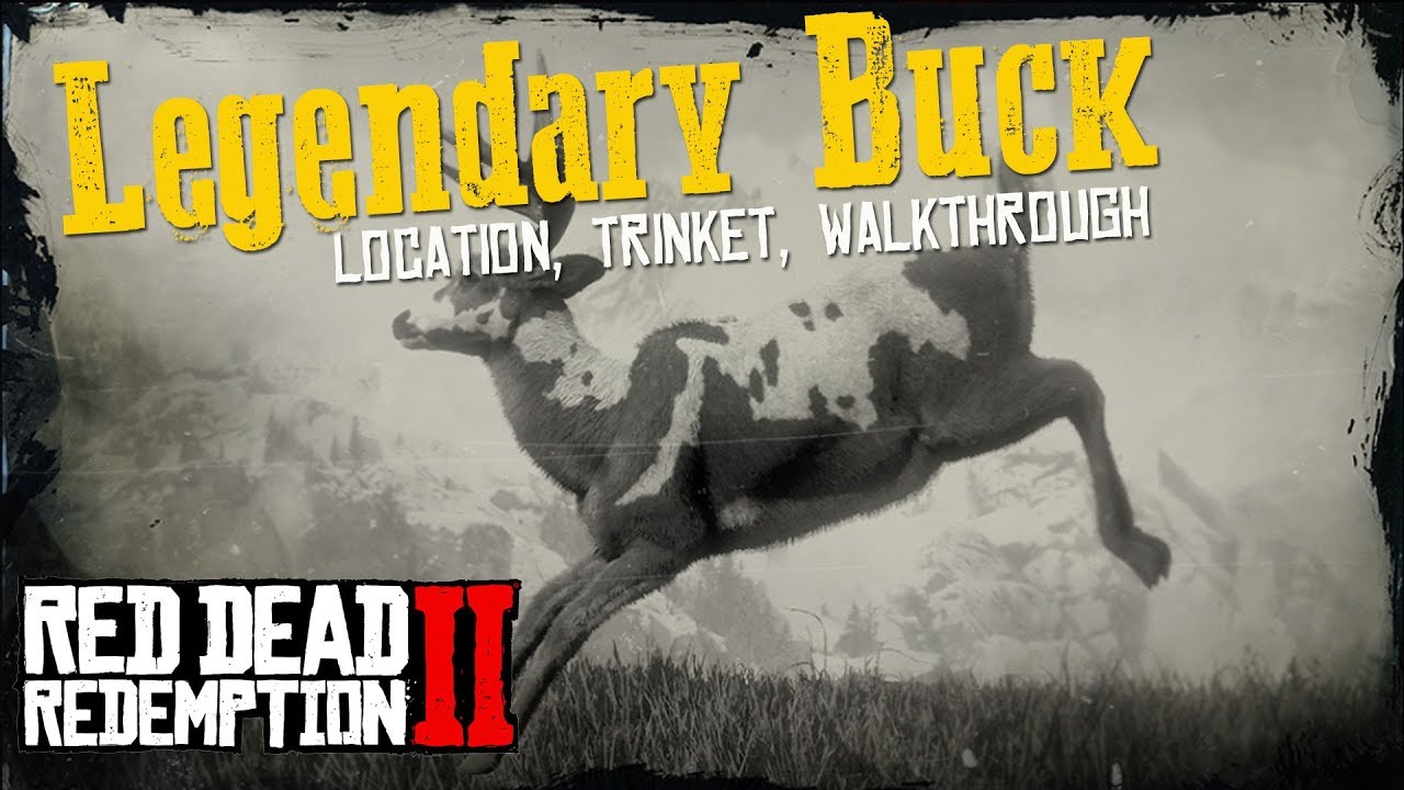 Red Dead Redemption 2 - Legendary Buck (Location, Trinket, Walkthrough ...