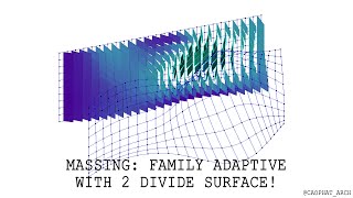 Massing Revit: 2 Divide Surface Adaptive Component