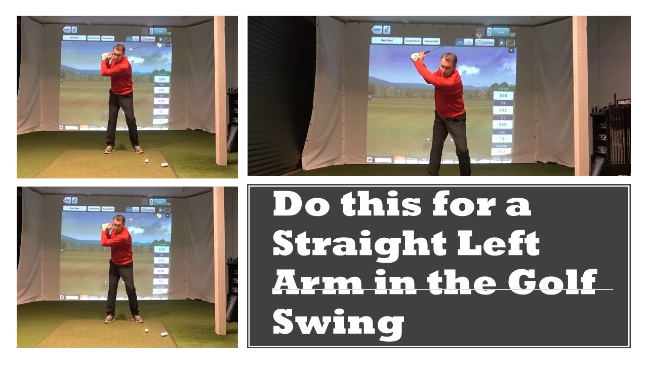 How to Stop Bending Left Arm in Golf Swing YouTube