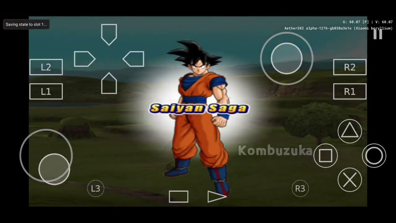 Download Dragon Ball Z Budokai 3 for Android on Aethersx2 Emulator